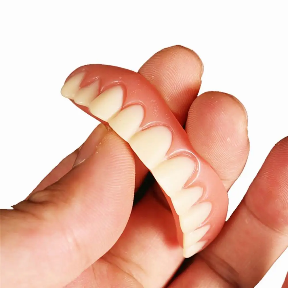 

Instant Smile Veneers Cosmetic Teeth Veneer Dentures for Woman and Man, Comfortable Upper and Bottom Veneer