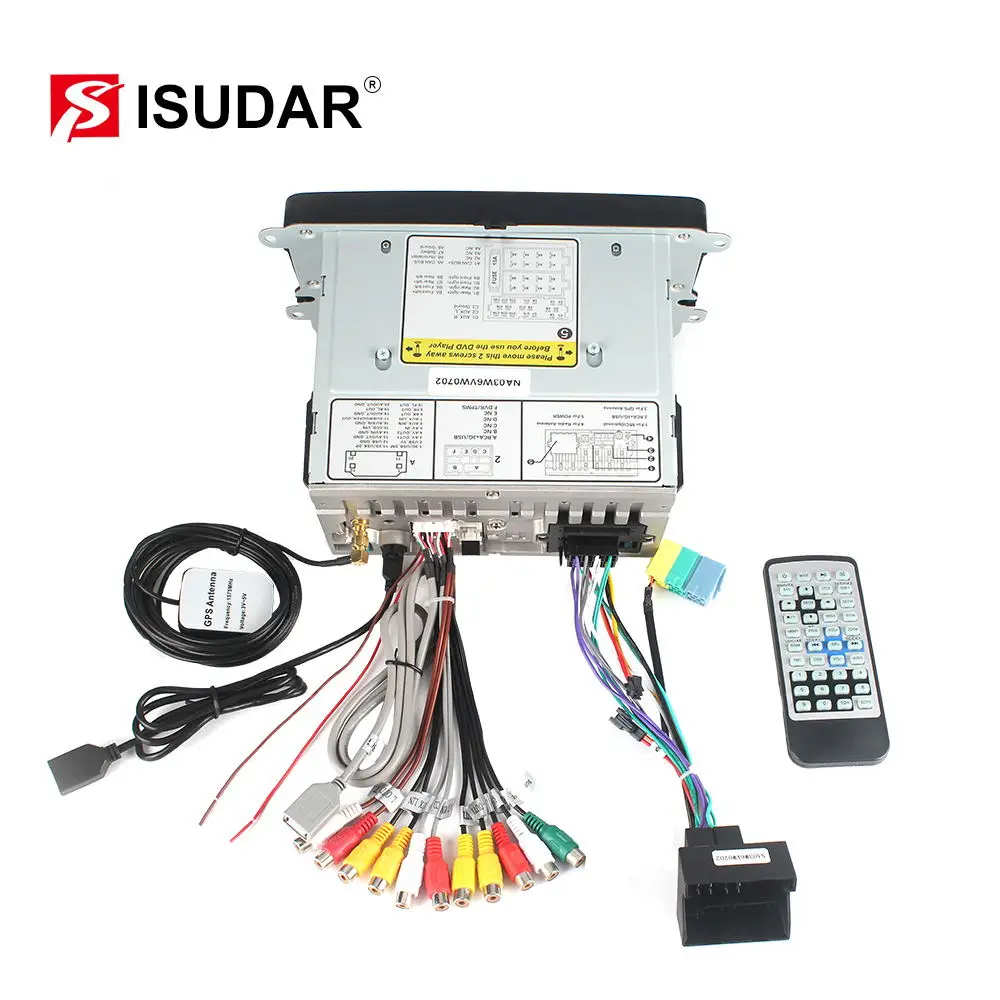 Игрок мультимедийного автомобиля Isudar 2 Din DVD для VW/Volkswagen/Golf/Polo/Tiguan/Passat/b7/b6/SEAT/leon/Skoda/Octavia Radio GPS DAB включен.