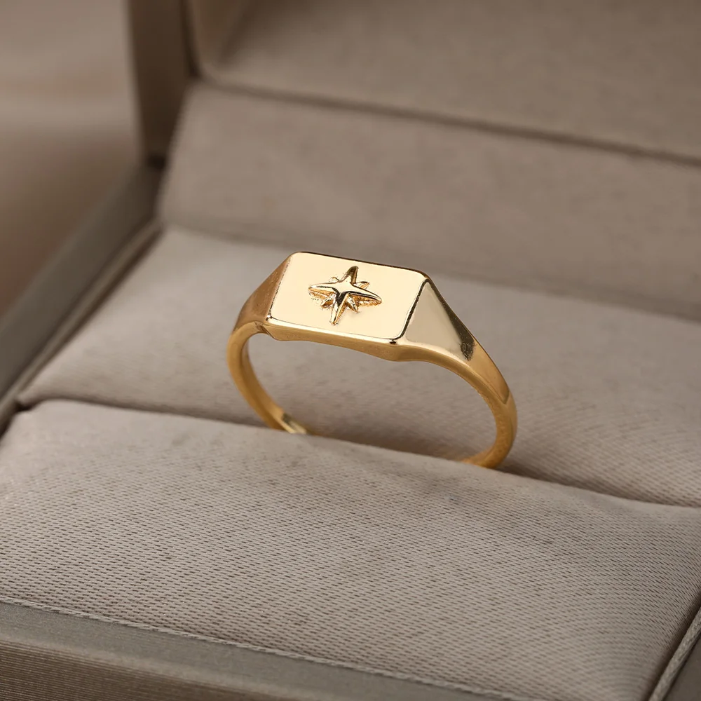 

RXSMll Vintage Sun Rings for Women Punk Rings Couple Fashion Vintage Gothic Jewelry Brilliant Female Ring Retro Party Gifts 2021