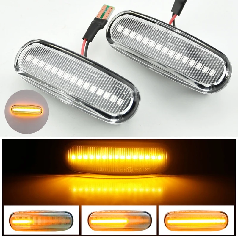 

Car LED Dynamic Side Marker Signal Lamp Light Turn Lamp Is Suitable for Fiat Panda Peugeot Citroen Lancia