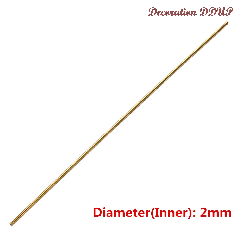1PC Brass Tubes Pipe Tube Diameter 2mm/3mm/4mm/5mm Length 300mm Long 0.45mm Wall Cutting Tool Parts | Инструменты