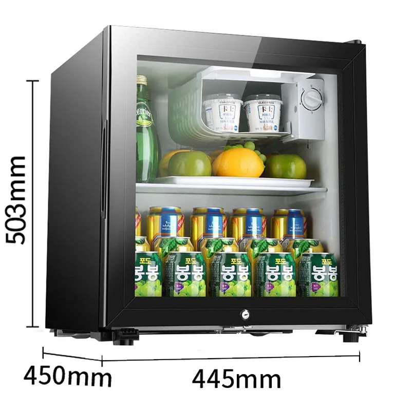 Portable Refrigerator Mini Fridge Auto Compressor Freezer RV Van Truck Travel Cooler  micro freezing Office Hotel household 220V