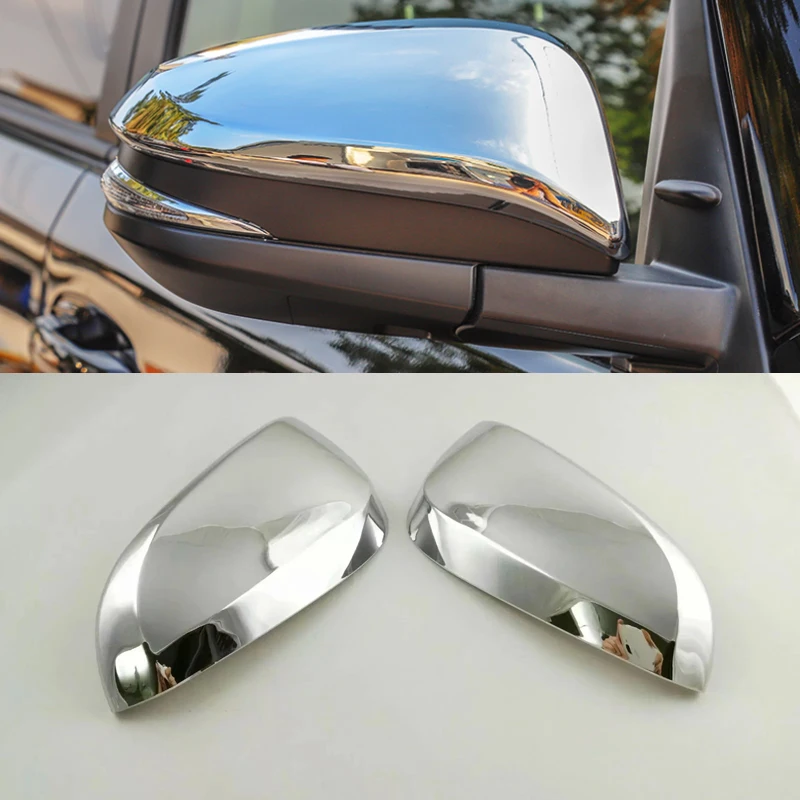 

For Toyota 4 runner 4runner 2014-2021 2PCS ABS Chrome Car Side Door Rearview Mirror Protect Cover Trim Car Styling Accessories