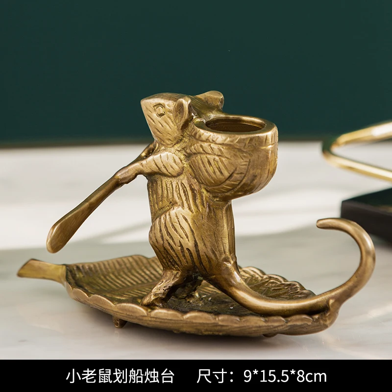 Винтажные металлические подсвечники золотой Простой Романтический винтажный