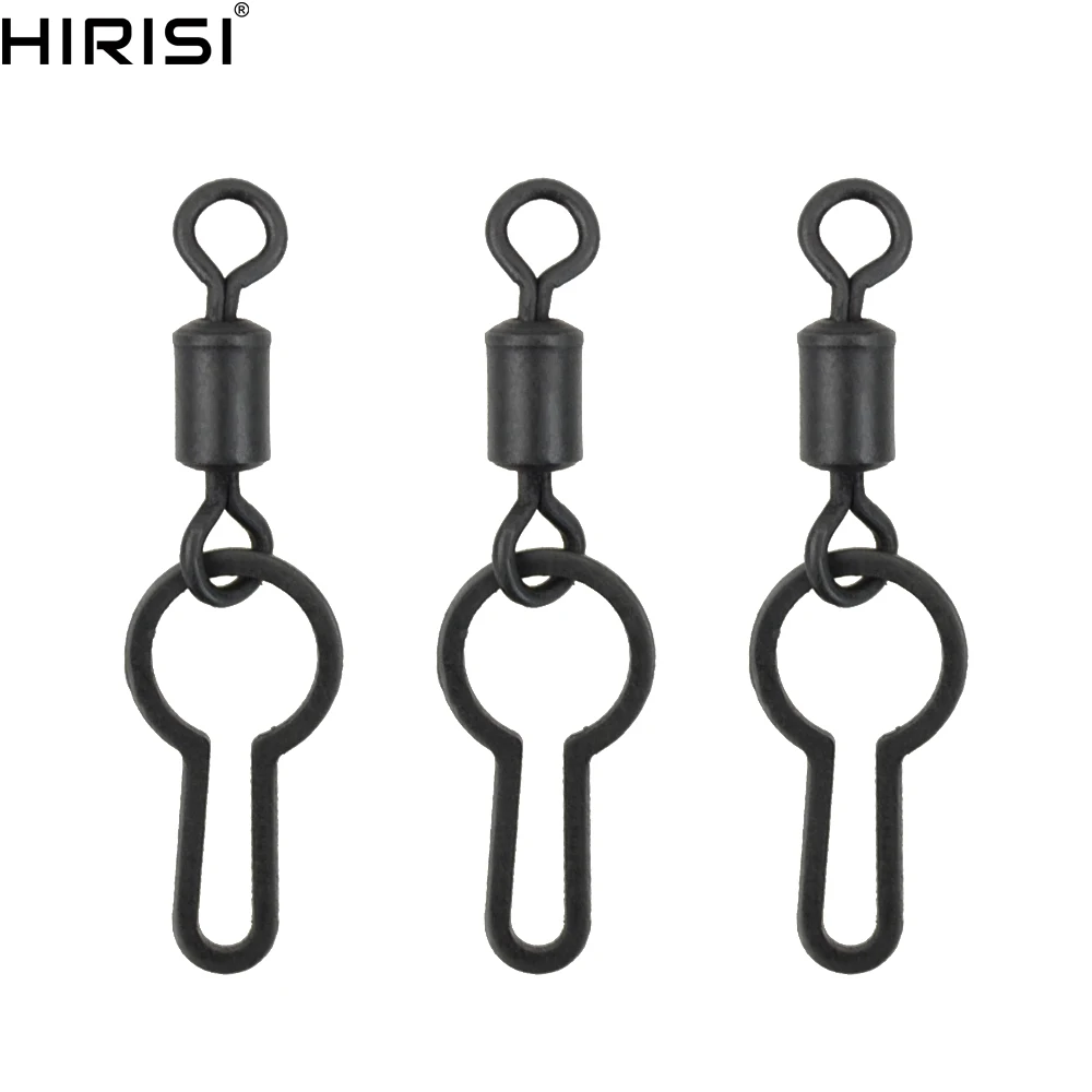 50 шт Карп терминал снасти прокатки поворотный защелки зажимы для рыбалки ПВА