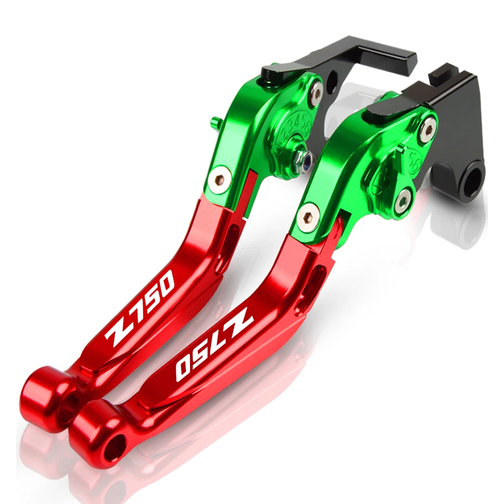 Складной расширяемый CNC для Kawasaki Z750 2007 2008 2009 2010 2011 2012 2013 Рычаги мотоцикла рычаги