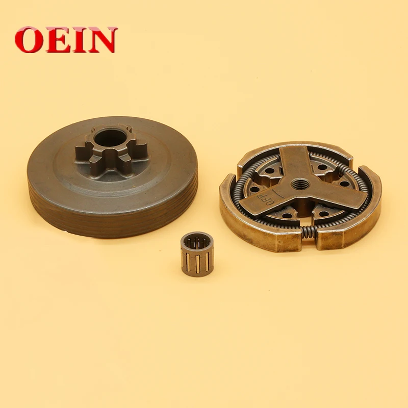 

3/8 Clutch Drum & Clutch & Needle Bearing Fit for Chinese Chainsaw 3800 38CC Spare Parts