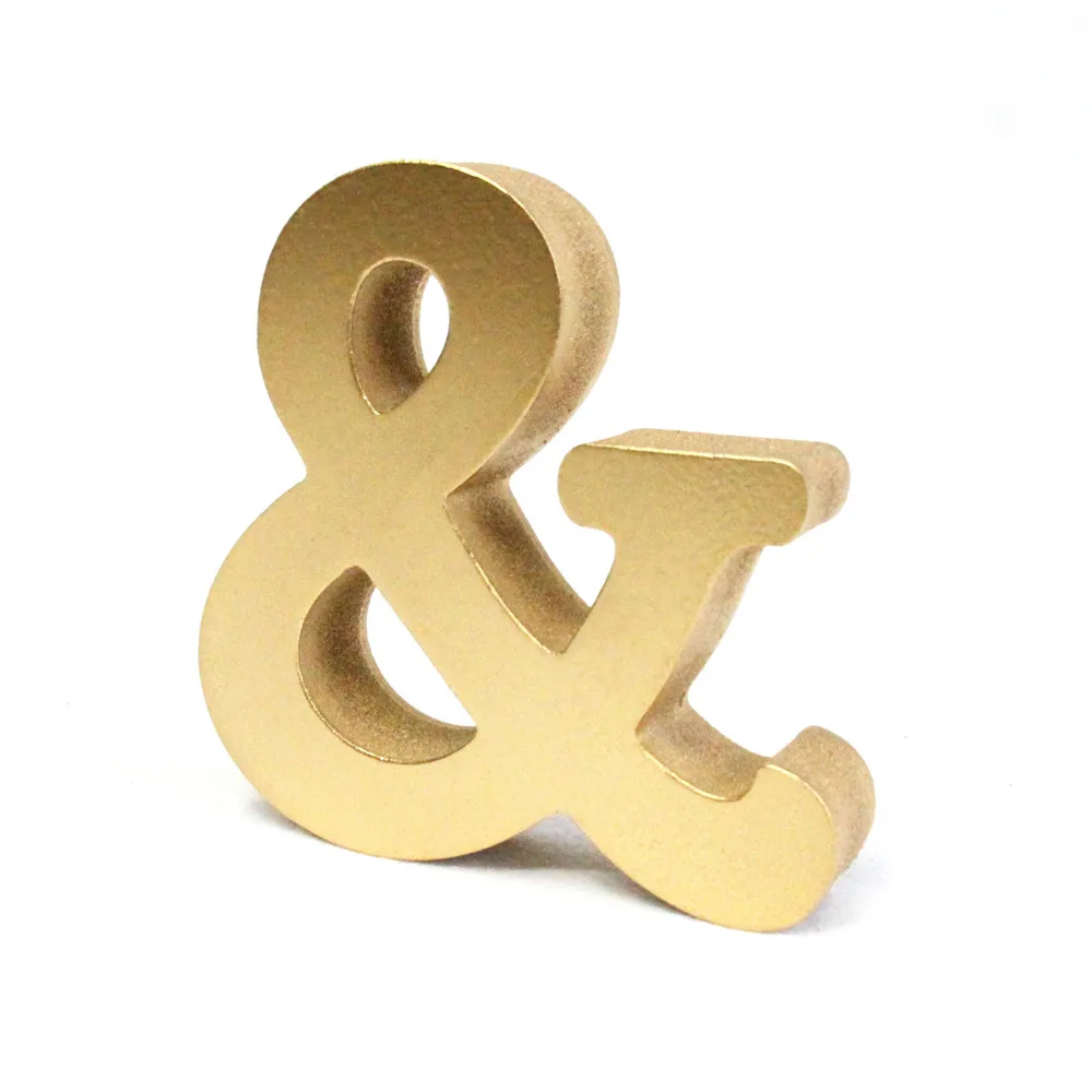 Украшение для сада 8 см деревянные буквы и свадебное украшение интерьера