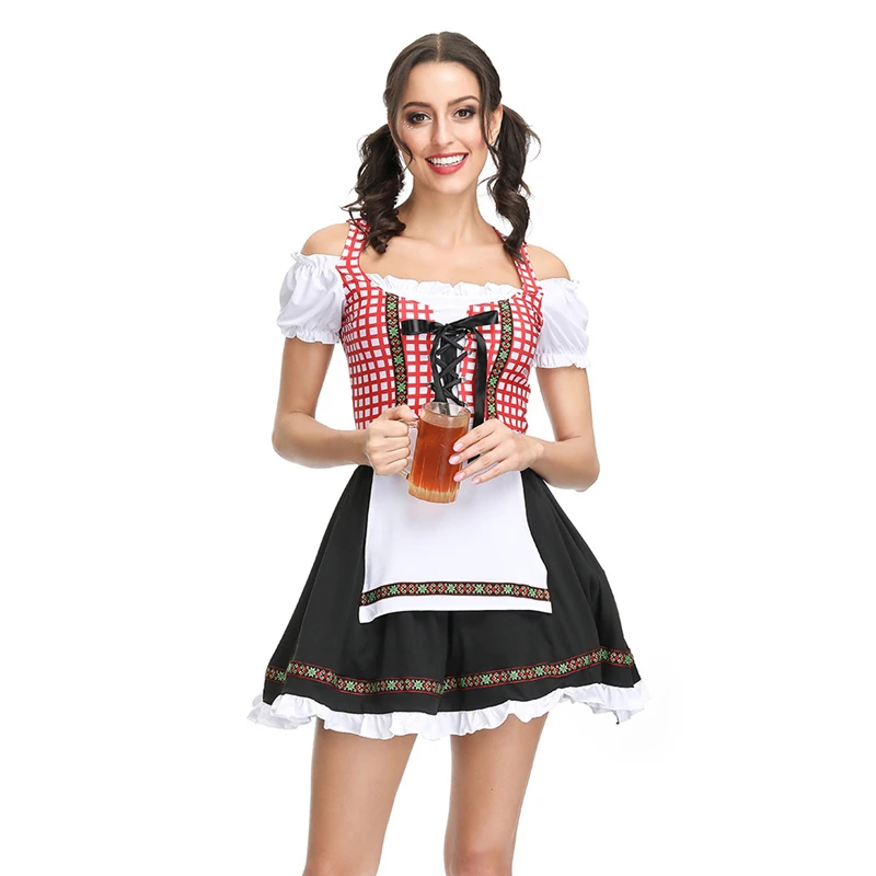 

Halloween Clothing Cosplay Germany Oktoberfest Dress Stage Suit Costumes Adult COS Apparel Christmas Party Gift