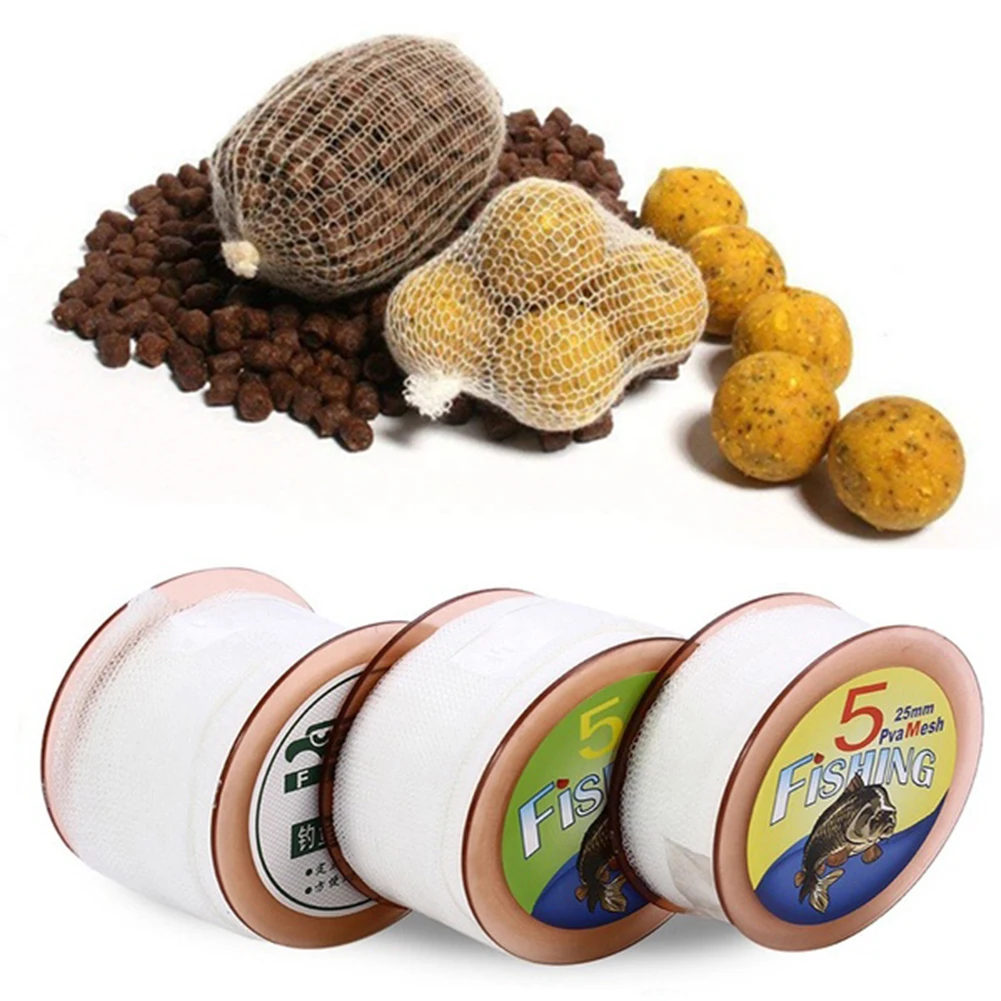 5 м PVA растворяющаяся сетка для заправки карпа рыболовные снасти сумки приманки