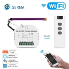 Умный модуль управления для штор GERMA WiFi RF, модуль переключателя с роликовым затвором, работает с Alexa Google Home