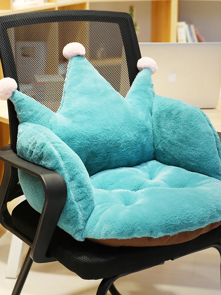 

Baby Sofa Chair Cushion Cover Cartoon Crown Plush Seat Pads Floor Cushions Comfortable Filler Cradlee Mat For Toddler Children