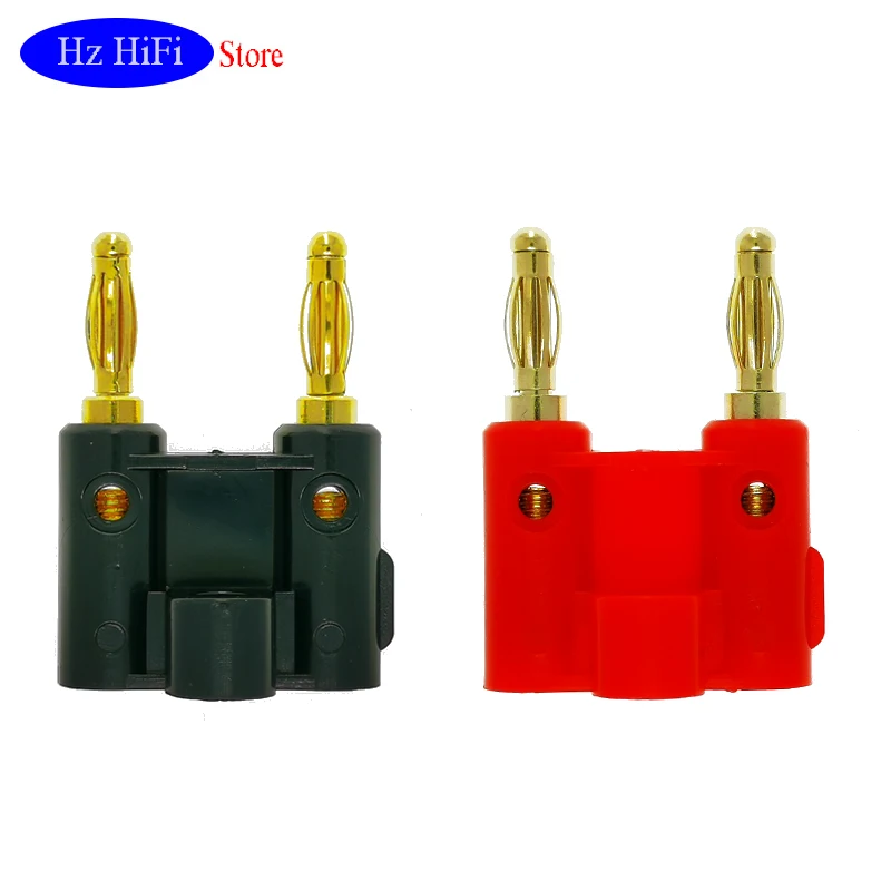 1 шт. Новый 4 мм двухрядный Банановый штекер аудио динамик винтовой концевой