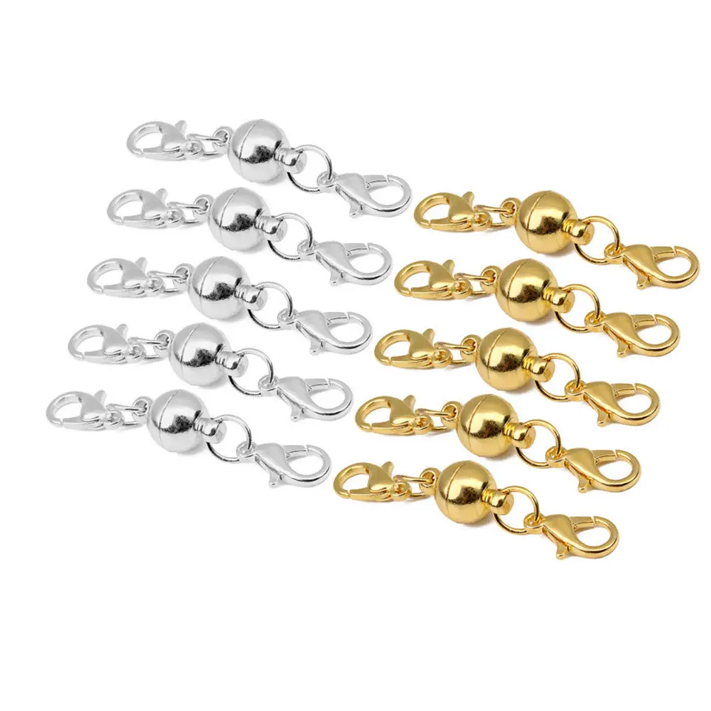 10 шт соединитель для браслета ожерелья медная застежка омаров кожаного шнура