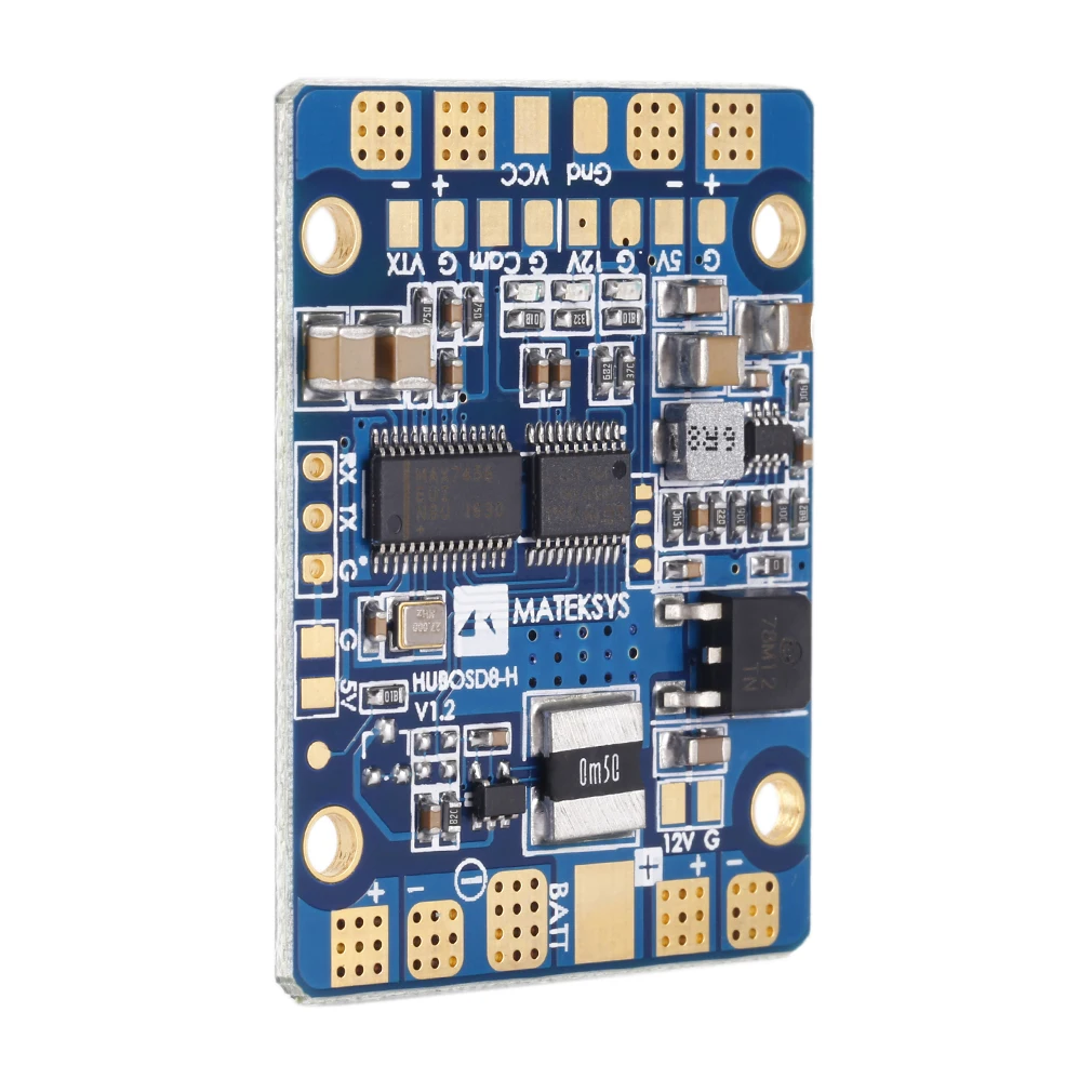 Matek HUBOSD Eco X-Type встроенный модуль тестов8 PDB Датчик тока 140A Dual BEC OSD XT60 для