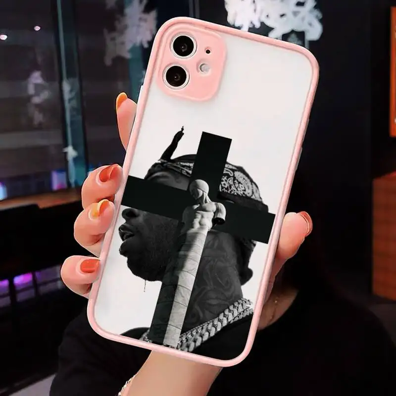 

pop Phone Cases matte transparent For Pink iPhone 7 8 x xs xr 11 12 pro plus max mini Clear Funda