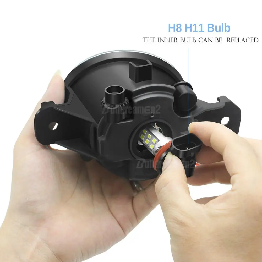 Противотуманные фары Angel Eye в сборе H11 Автомобильные противотуманные Halo Ring DRL для