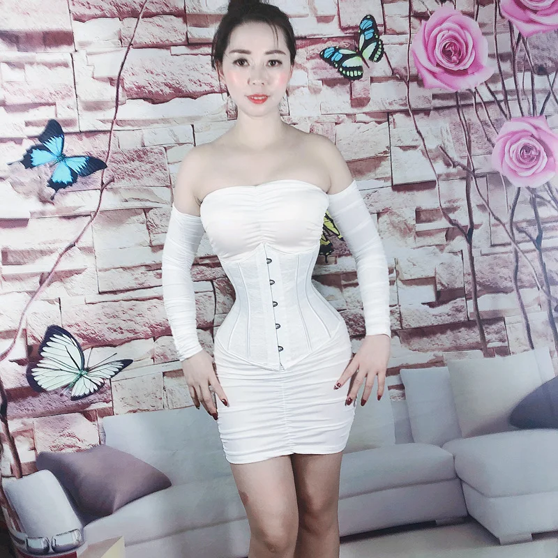 Сексуальный корсет под грудью Женский готический топ корректирующий