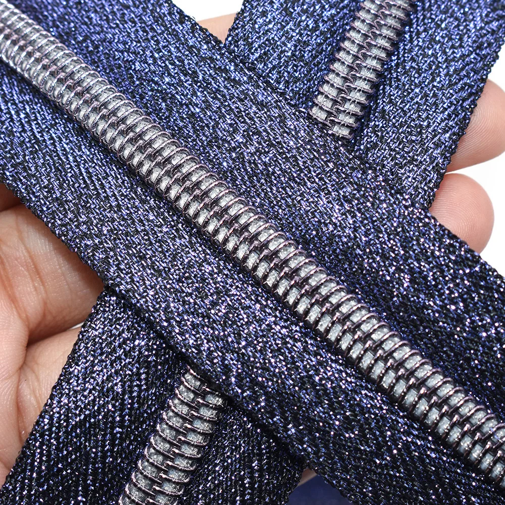 Size #5 Purple Zipper Handbag zipper Plastic Coil Tape by the yard with coil Nylon for Zip | Дом и сад