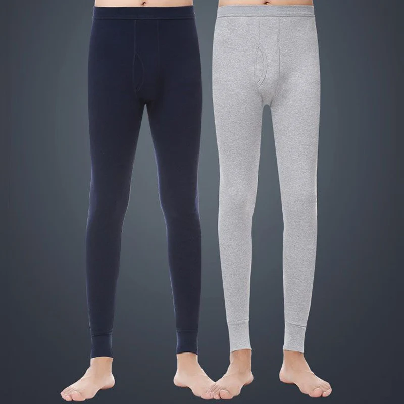 Зимние мужские кальсоны 2020 утепленное термобелье комплекты теплая домашняя
