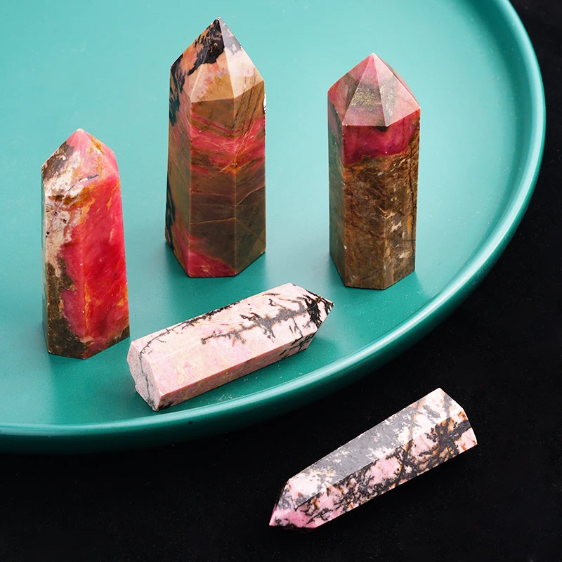 Лунный камень Хрустальная колонна натуральный аметист одиночный заостренный