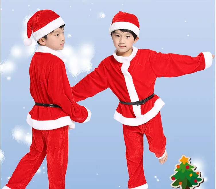 Детский Рождественский костюм Санта-Клауса для мальчиков и девочек |