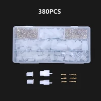 380pcs bare end plug 2 8mm spring cold press insulated terminal block wirecable connector spade terminal kit box