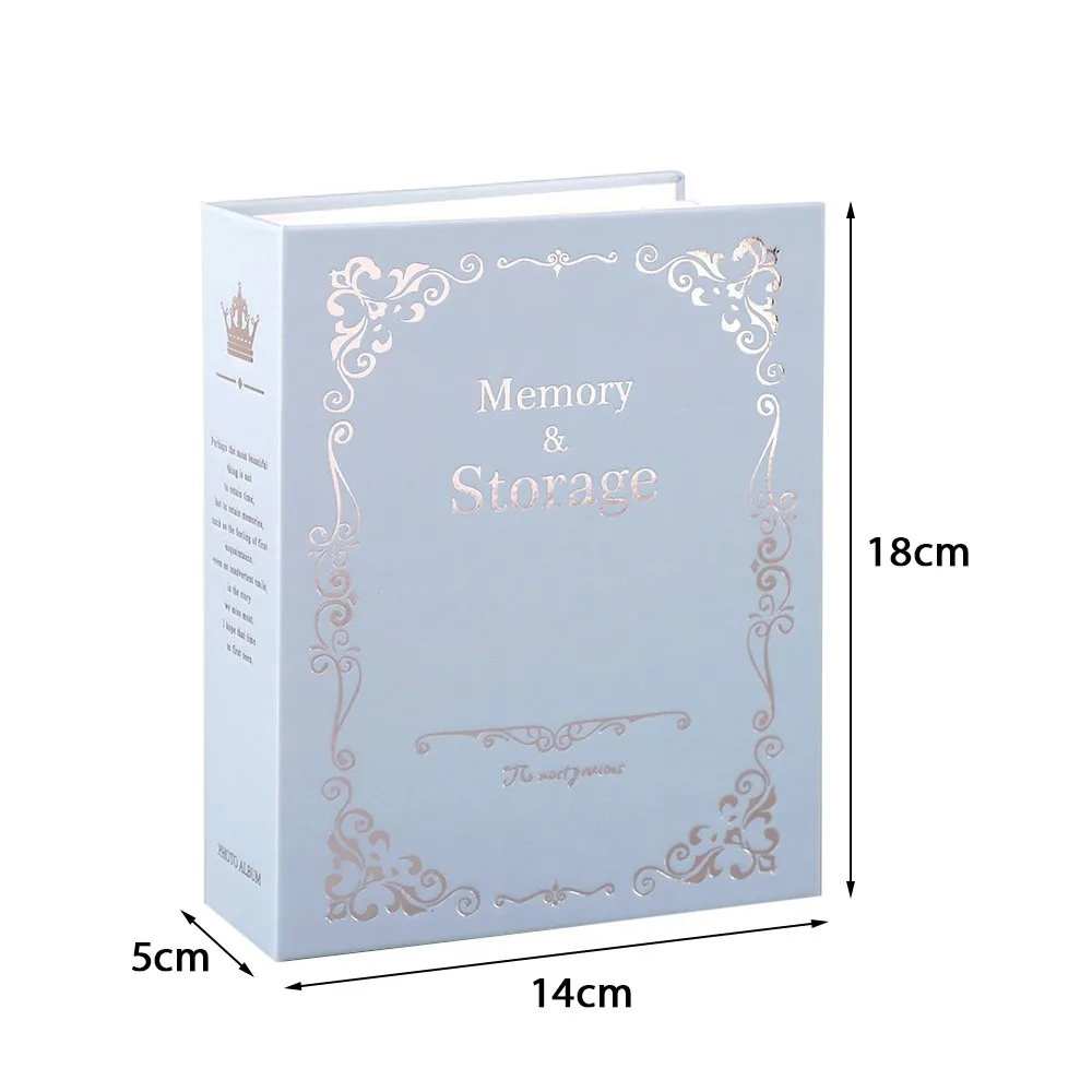 

DIY 100 Pockets 6 Inch Vintage Photo Albums Picture Case Storage Scrapbooking Picture Case Photo Album Frame For Kids Children
