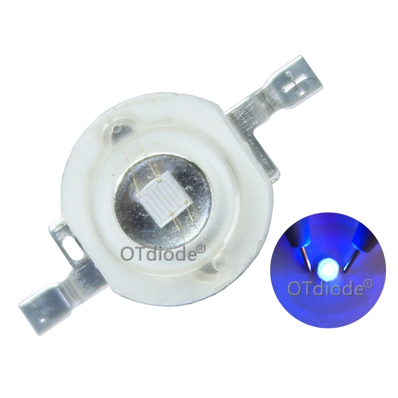 УФ светодиодный ультрафиолетовый лампы лампа светодиодные чипы 365nm 375nm 380nm 385nm 395nm