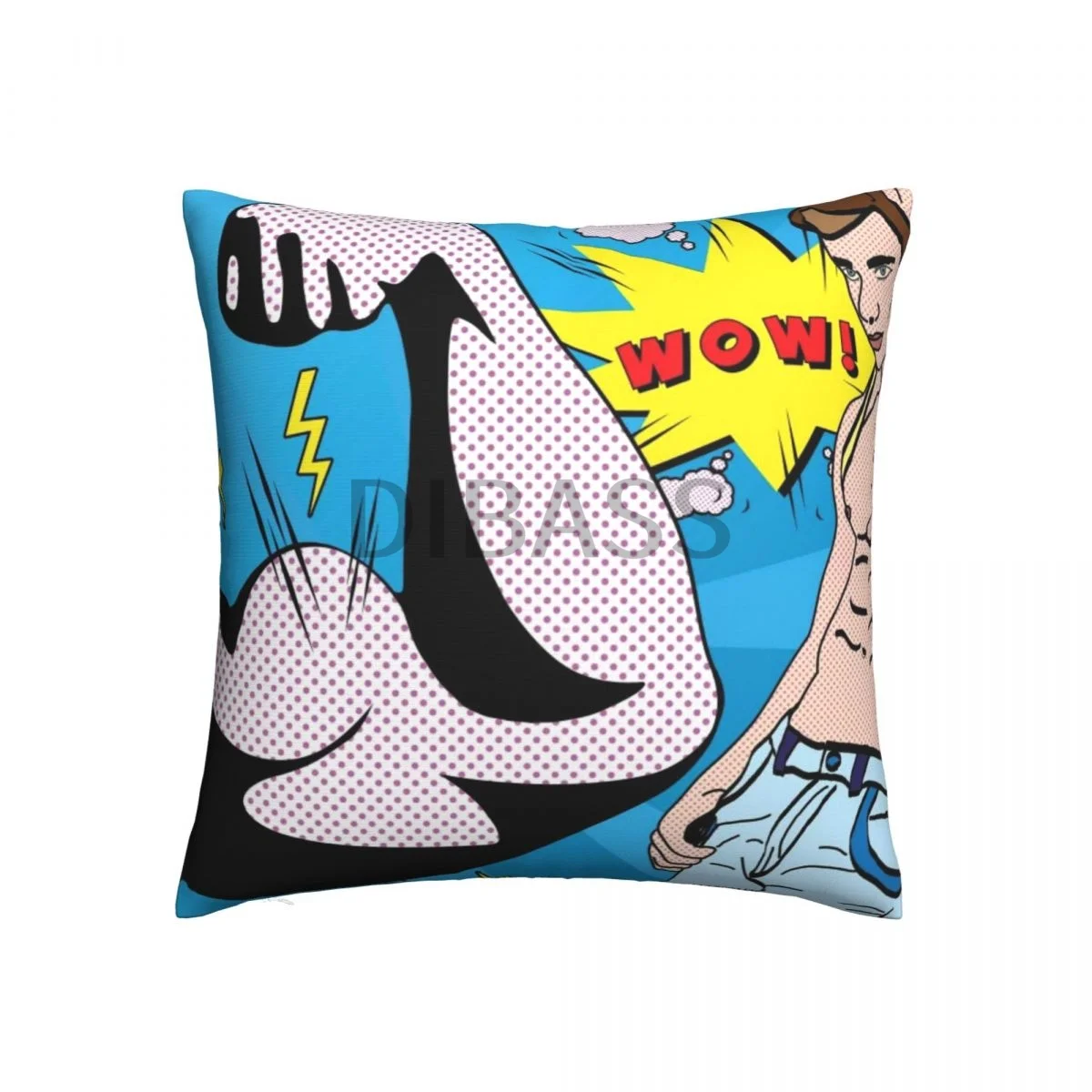 

Wow II - Canvas Print Throw Pillows for sofa