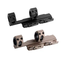 hunting tactical scope solid 25 4mm30mm weaver picatinny rings extended cantilever qd mounts scope mount bases black tan color