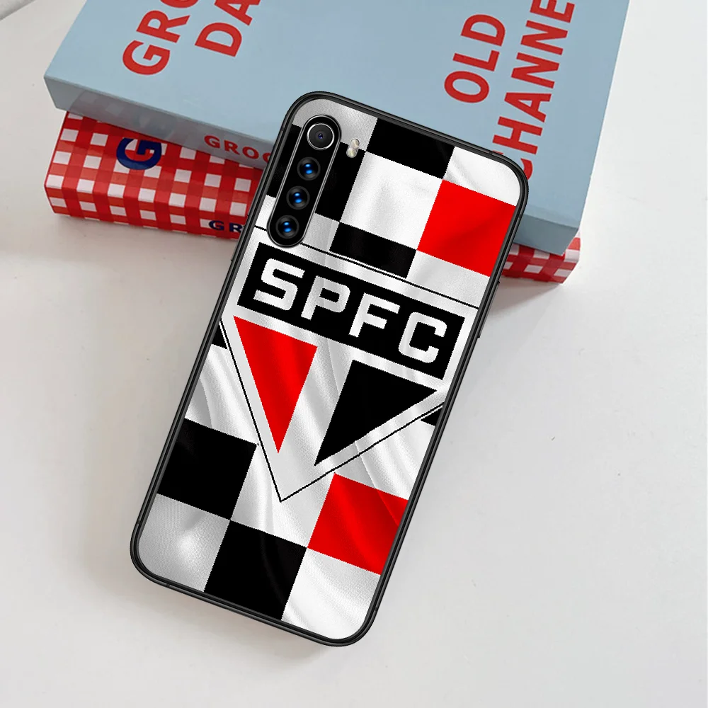 

Sao Paulo Futebol Clube Soccer Phone Case For Xiaomi Redmi Note 7 8 8T 9 9S 4X 7 7A 9A K30 Pro Ultra black Cell Luxury Hoesjes