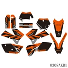 Наклейки для KTM EXC EXC-F, 125, 250, 300, 450, 525, 2005, 2006, 2007
