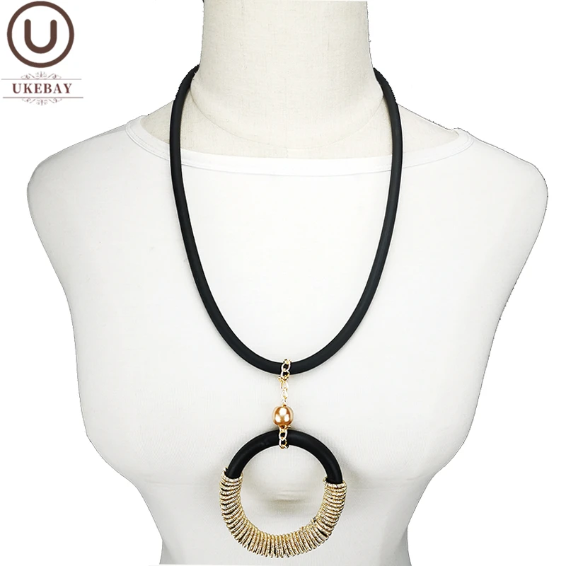 Ювелирные изделия ручной работы UKEBAY женские ожерелья золотого цвета с подвеской