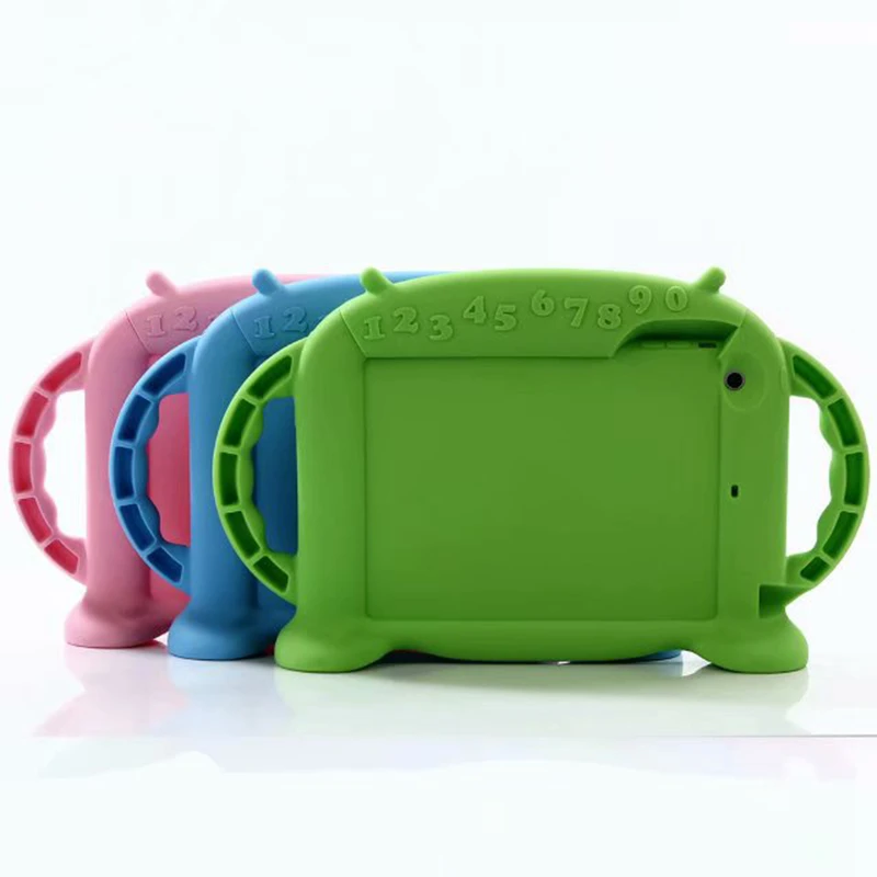 Модный безопасный силиконовый чехол для Apple IPad Mini 1 2 3 4 детский планшета милый