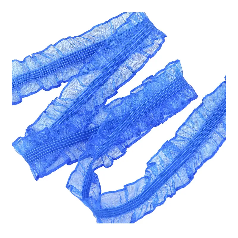 1 м Новая вышитая кружевная ткань фиолетовая синяя Зеленая эластичная аппликация