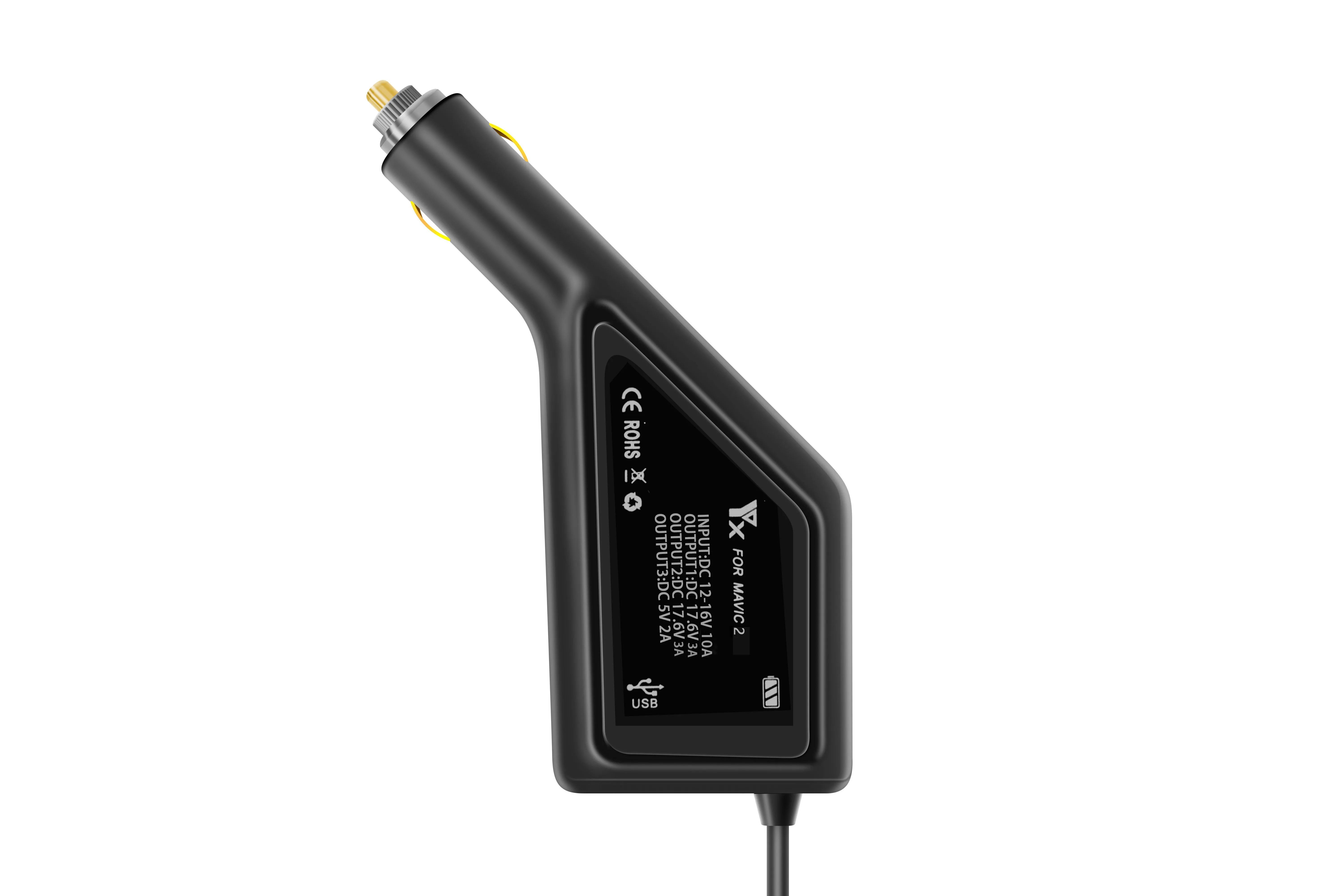 Автомобильное зарядное устройство для Mavic 2 3 в 1 двойной аккумулятор с USB