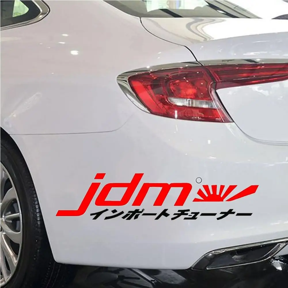Японские слова JDM светоотражающие наклейки на автомобиль корпус автомобиля окно