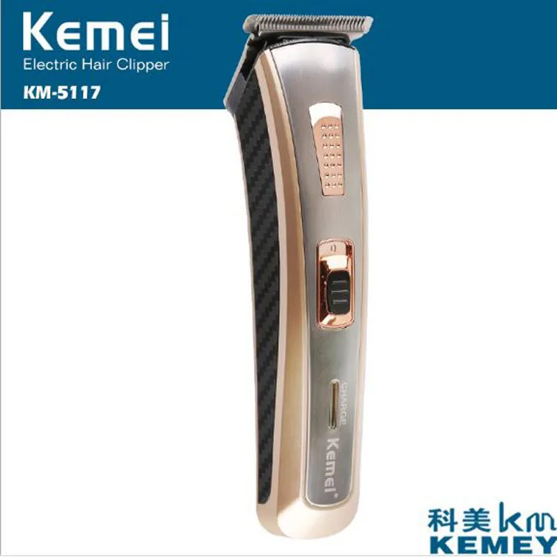 Kemei электрический триммер для волос KM-5117 профессиональная электрическая машинка