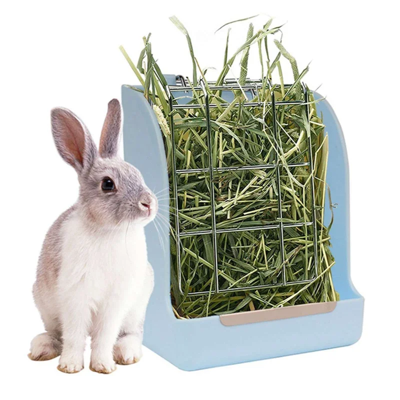 

Rabbit Guinea Pig Chinchilla Hay Feeder Less Wasted Pet Feeding Rack Feeding Bowl For Hamster Rabbit Small Animal Supplies