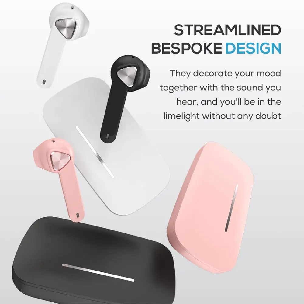 

TWS Wireless Finger Touch Bluetooth 5.0 Earphones HIFI Stereo Sport Earbuds With Mic For Smart Phone Accesories Gift DREAM SPORT
