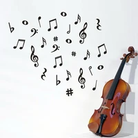 musical note music wall sticker wall sticker for kid room decorative stickers bedroom coffee music room music nursery wall decor