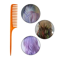 wide tooth tail comb detangling hair brush for women men girls hair stylists