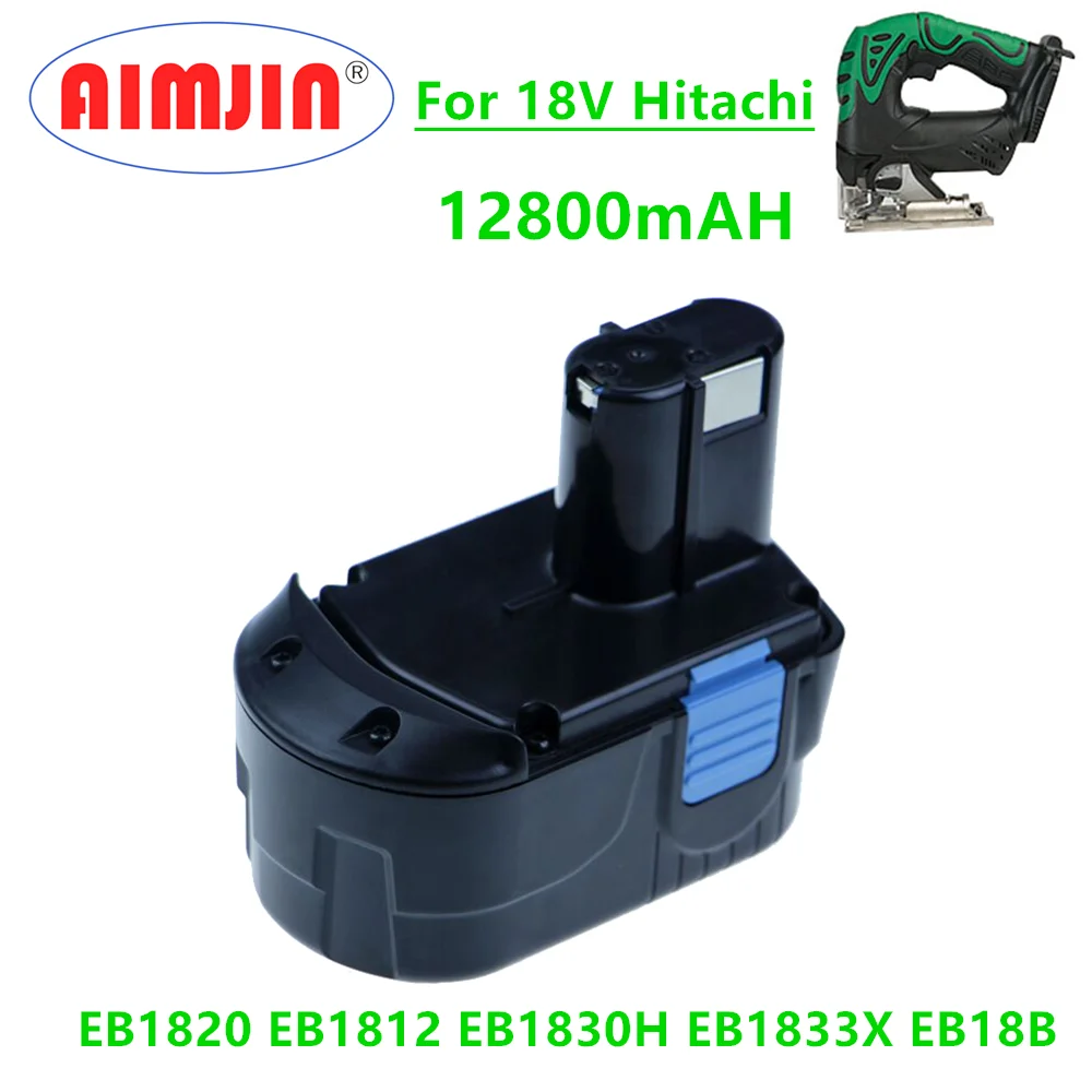 Аккумулятор для электроинструмента Hitachi батарея 18 в 12 8 Ач дрели и шуруповерта EB1820