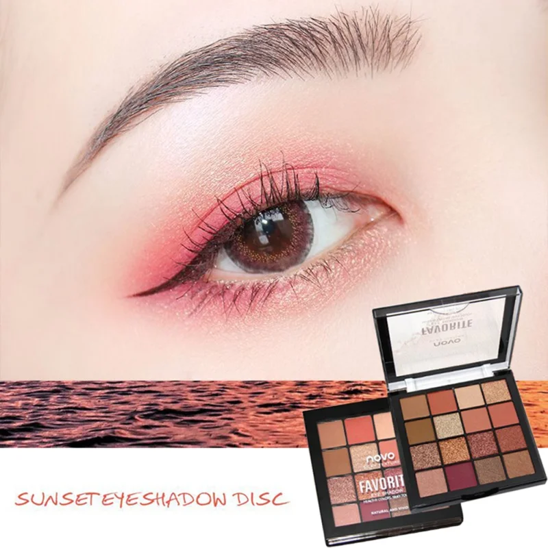 Новинка красивые блестящие тени для век макияж палитра металлическое мерцание