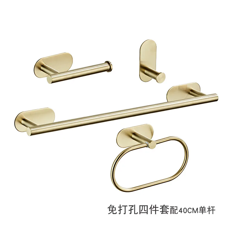 4 шт. аксессуары для ванной комнаты из нержавеющей стали 304 с начесом и