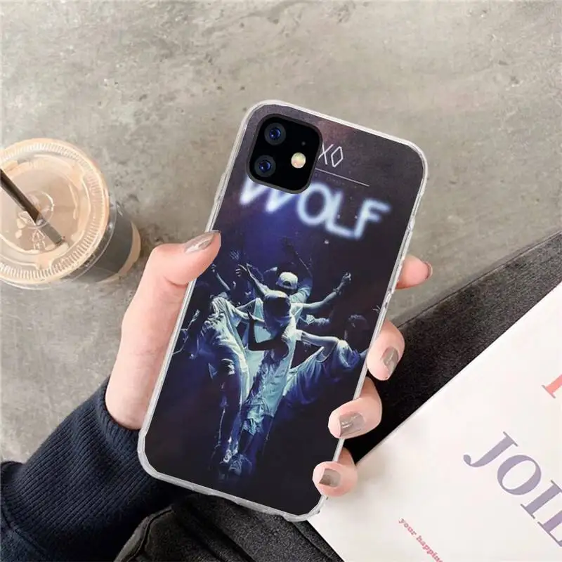 CUTEWANAN Exo Tao Новое поступление черный чехол для мобильного телефона iPhone 11 pro XS MAX 8 7 6