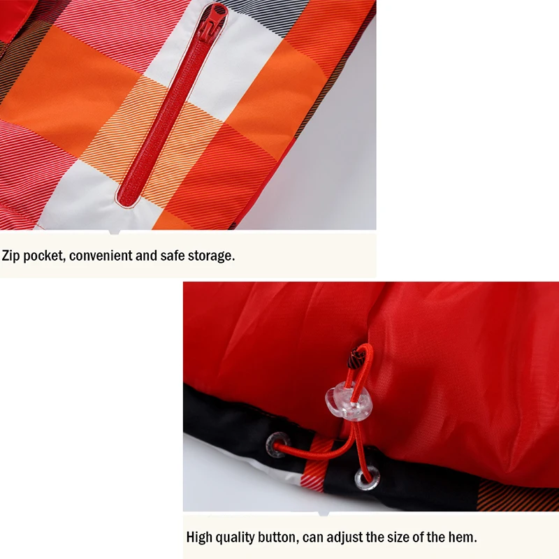 Детский лыжный костюм ветрозащитный водонепроницаемый теплый флисовый зимний