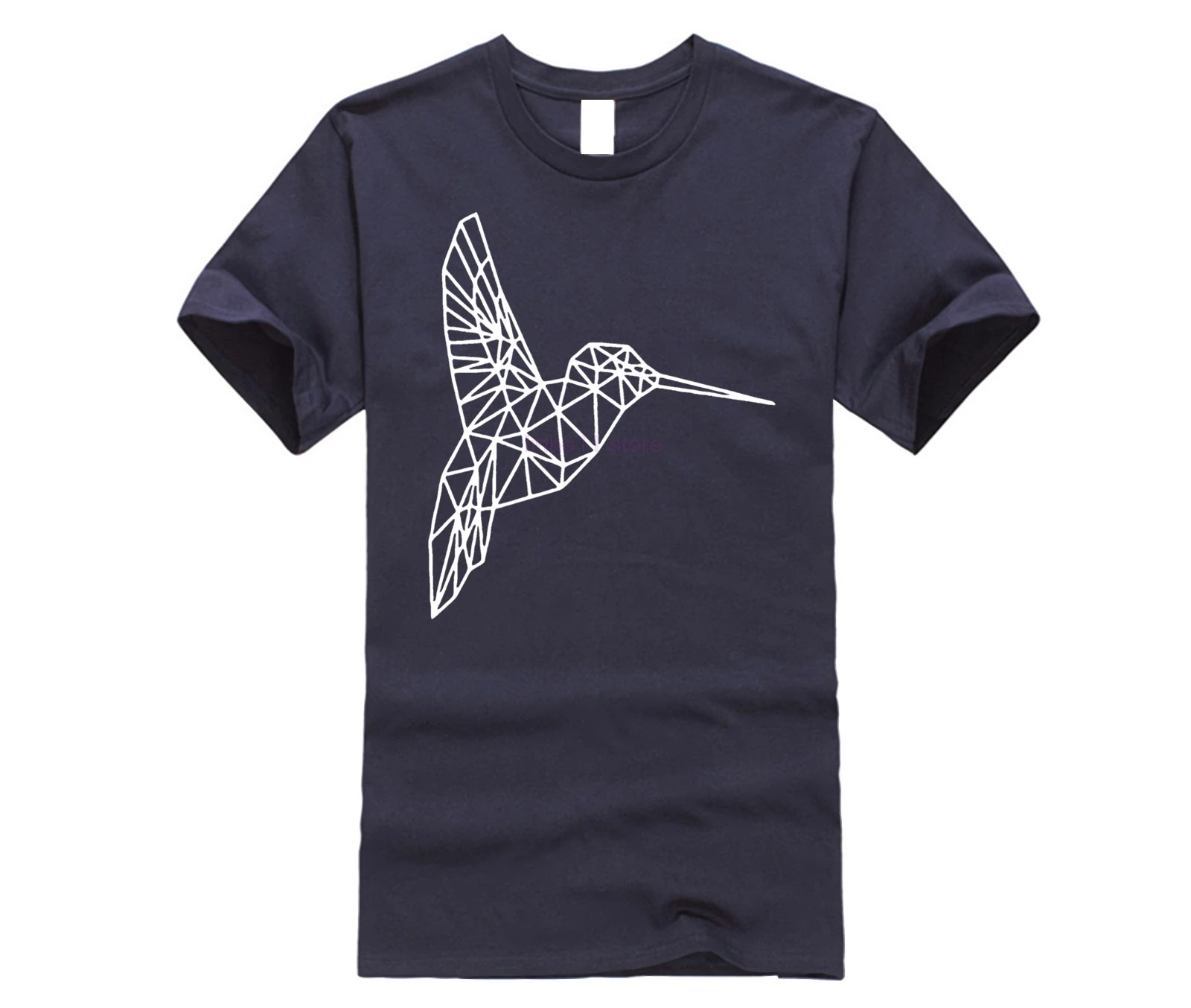 Футболка Hummingbird с геометрическим рисунком оригинальная Harajuku футболка принтом в