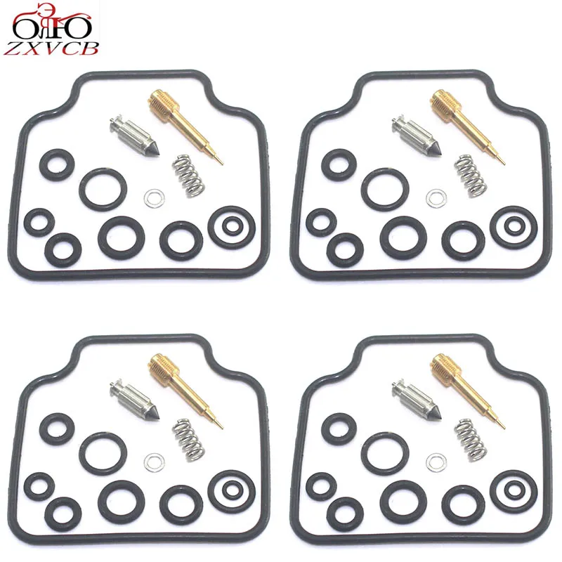 

4pcs for CB700SC Nighthawk 1984-1986 CB 700 CB700 SC 700SC Motorcycle carburetor repair kit floating needle